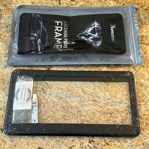 Newzon Black Bling License Plate Frame!!